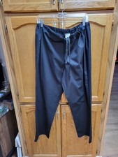 Mens Black Single Pocket Scrub Pants By Barco Sz Med. Excellent Condtn