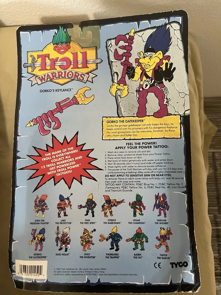 Nuevas figuras de acción Tyco 1992 Troll Warriors vintage  Foto 4 de 4