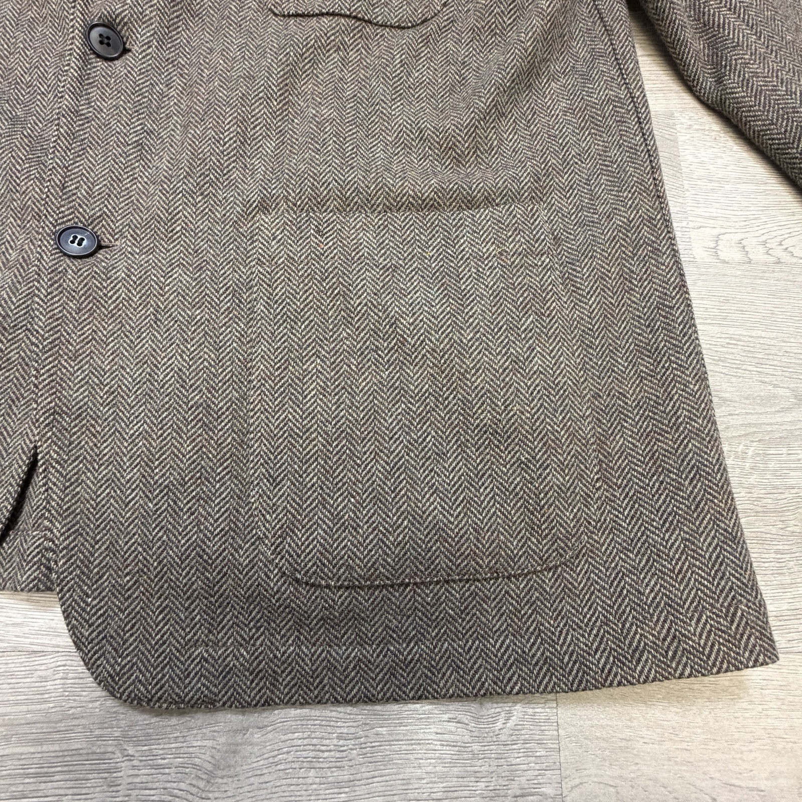 Pendleton Topsman 3 Button Wool Herringbone Blaze… - image 4