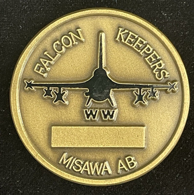 Challenge Medal 45mm Falcon Keepers Misawa AB/ 35th Oss Combat Support Team