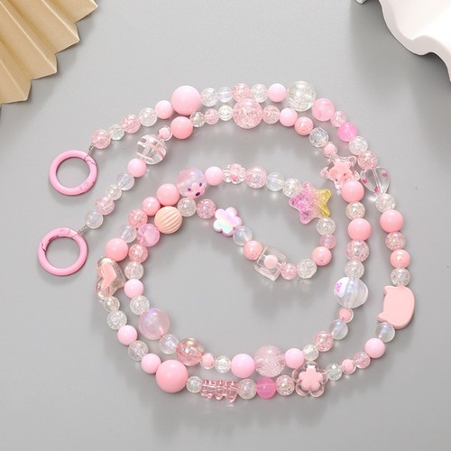 Beaded Pearl Strap Crossbody Bag Chain DIY Doll Chain Bag Accessory - Photo 7 sur 9