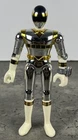 Vtg 1997 Power Rangers In Space Silver Ranger 4.75" Action Figure Loose Bandai
