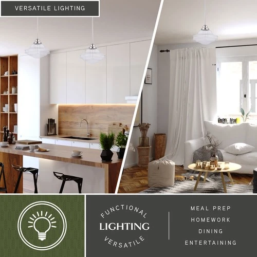 Vaxcel Lighting P0242 Huntley 1 Light 12"W Pendant - Bronze - Picture 12 of 12