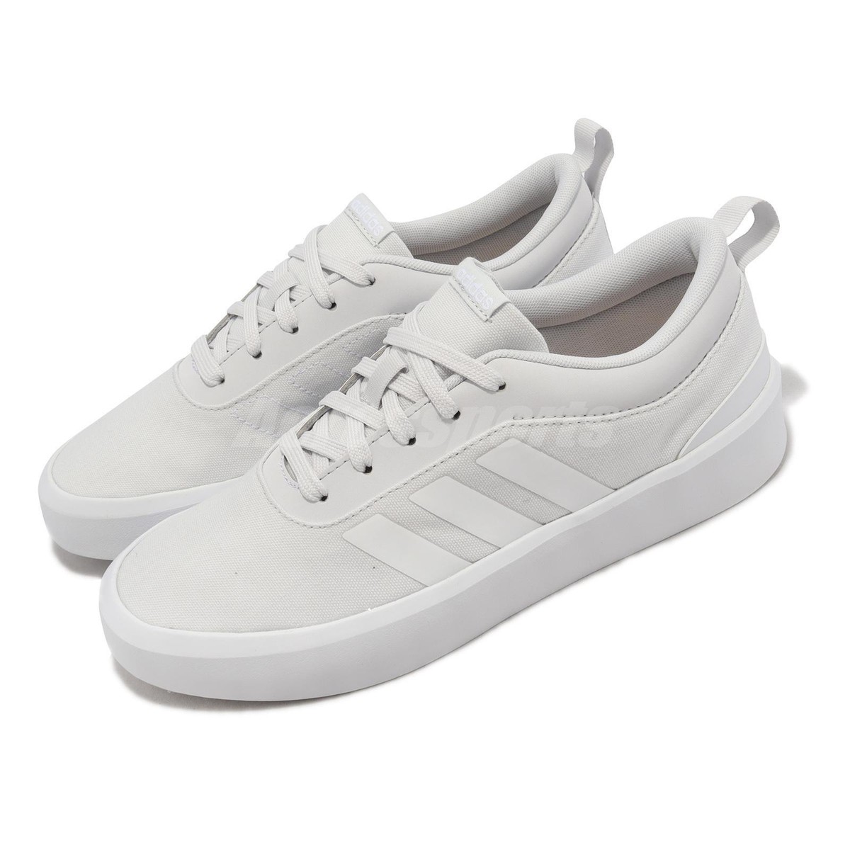 adidas Futurevulc Grey White Women Skate Boarding Casual Lifestyle Shoes  GY4709