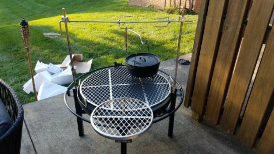 Brinkmann Ranch Fire Pit Grill For Sale Online Ebay