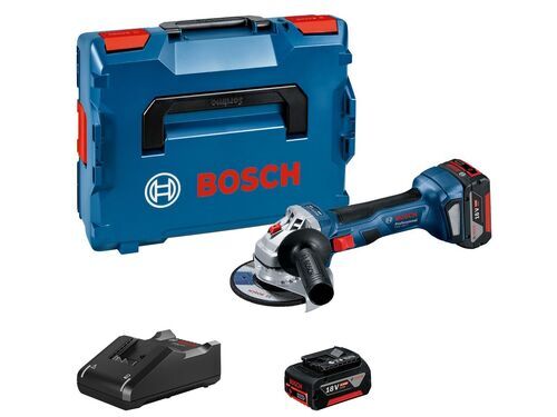 Bosch GWS 18V-7 Professional Angle Grinder 115mm 18V 2 x 4.0Ah Li-ion - Picture 2 of 3