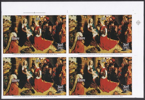 Zaire Sc1101 Christmas, Adoration of the Magi, Painting, Color Trial Proof B - Picture 13 of 14