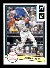 2016 Donruss Baseball #D82-3 Lorenzo Cain 1982 Kansas City Royals