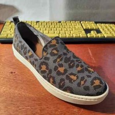 Sofft Somers Slip On Knit Grey Leopard Sneaker Sz8.5 Worn Once Excellent Conditi