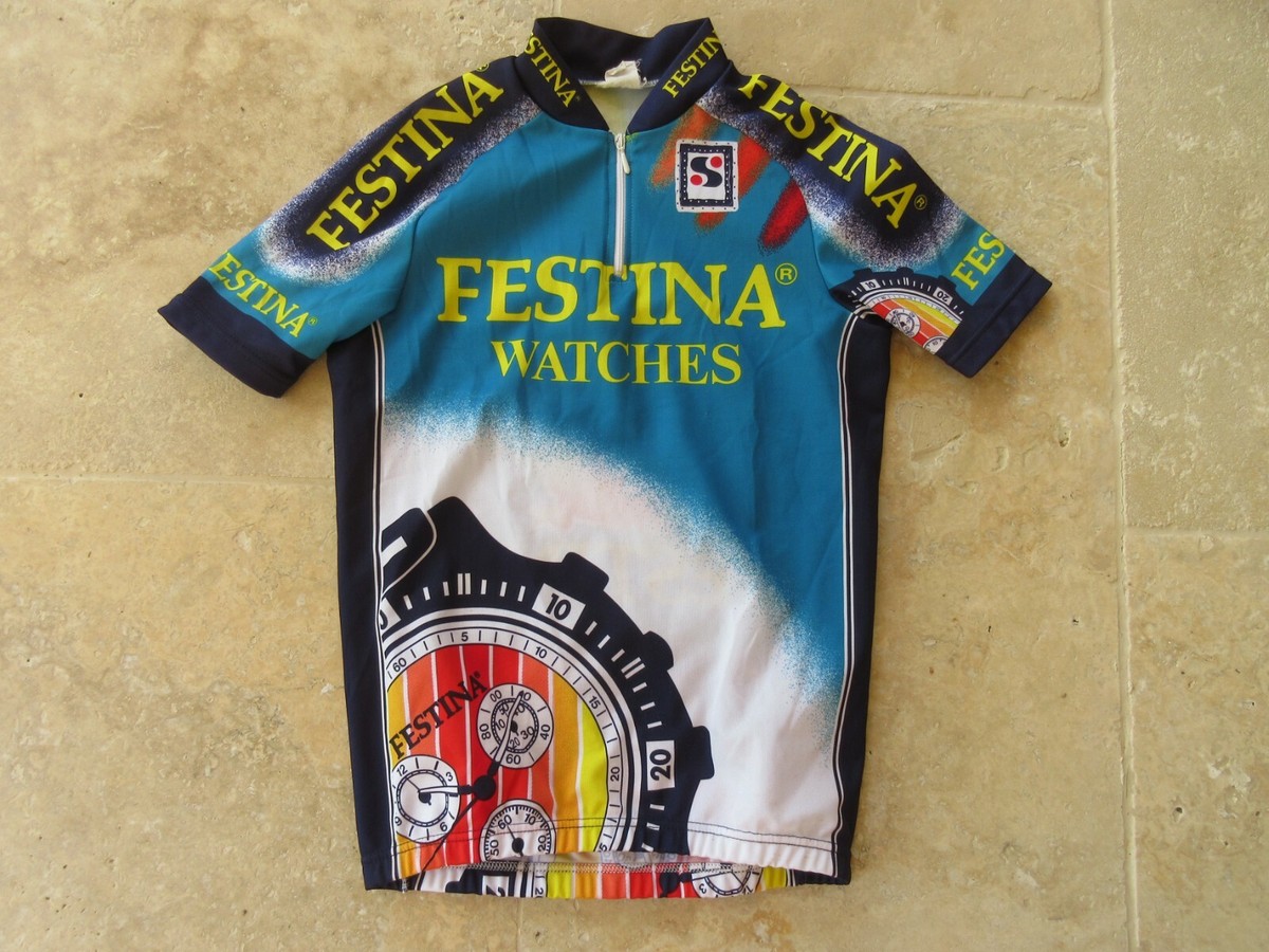 Maillot cycliste FESTINA 110 ans jersey trikot shirt camiseta 4 L