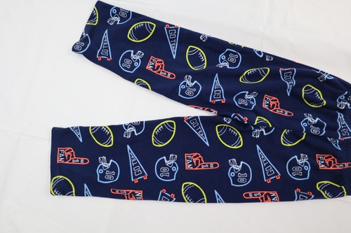 Carters Boy's Size 7 Navy Blue Football Print Pajama Pants - Picture 7 of 11
