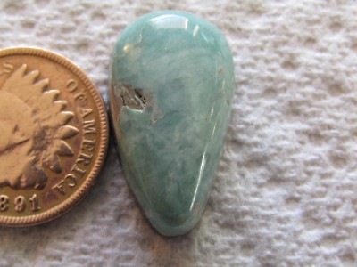 Broken Arrow Variscite Cabochon 17 carat Natural Green Cab Nevada 