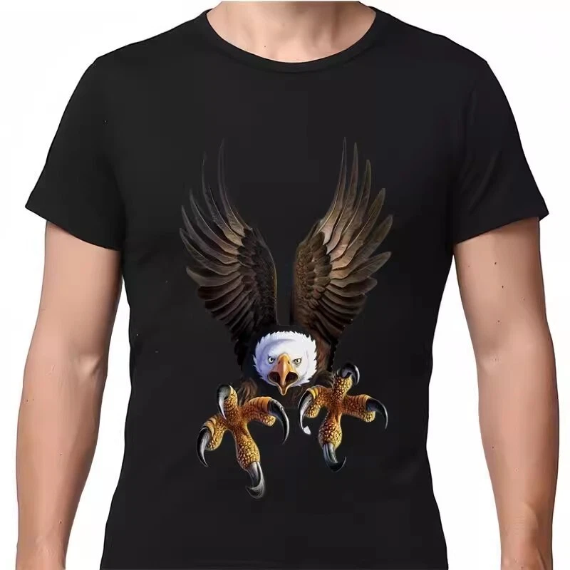 Divertida Camiseta 3D Águila Orangután Manga Corta Camisa Disfraz Juegos con disfraces Verano Foto 3 de 4