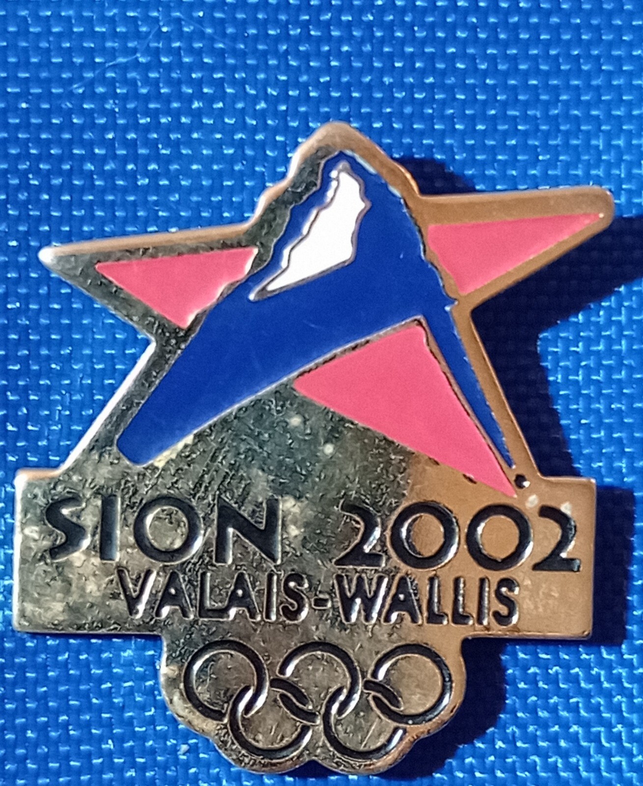 2002 SION VALAISWALLIS CANDIDATE BID CITY OLYMPIC PIN Falak Tayyeb Platinum Government