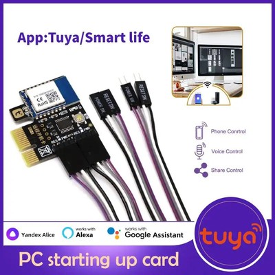 Wifi PC Power Switch Computer Remote Boot Startup Card Telecommuting PICE
