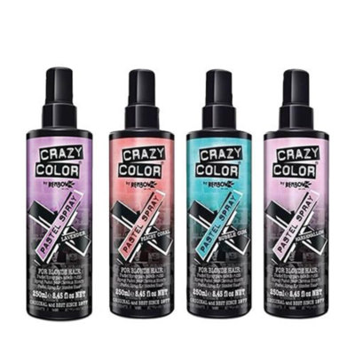 Crazy Color Pastel Hair Spray For Blonde Hair Four Colours Ebay