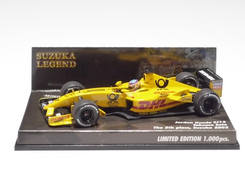MINICHAMPS 1:43 JORDAN HONDA EJ12 T. SATO 2002 SUZUKA LEGEND "BENSON & HEDGES"