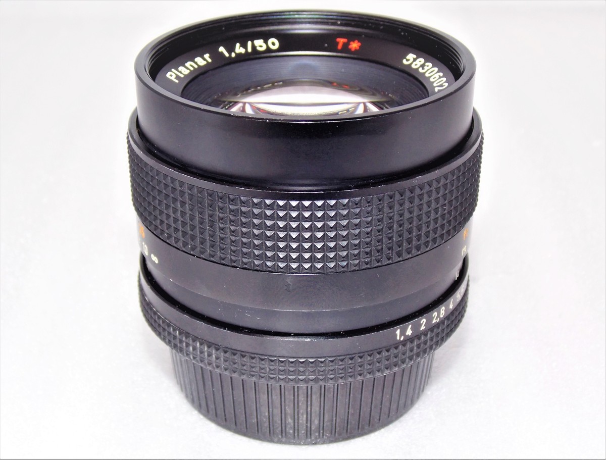 コンタックス Contax Planar 50mm f1.4 AEJ 3272 Near MINT]Contax Carl Zeiss Planar 50mm f/1.4 AEJ C/Y Mount Lens