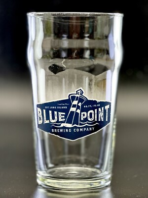 BLUE POINT BREWING COMPANY Pint Beer Glasses Long Island
