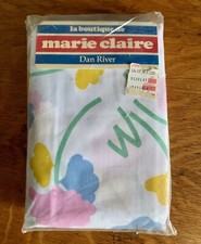 Vintage Marie Claire Dan River No Iron Percale Floral King Pillow Cases NIP