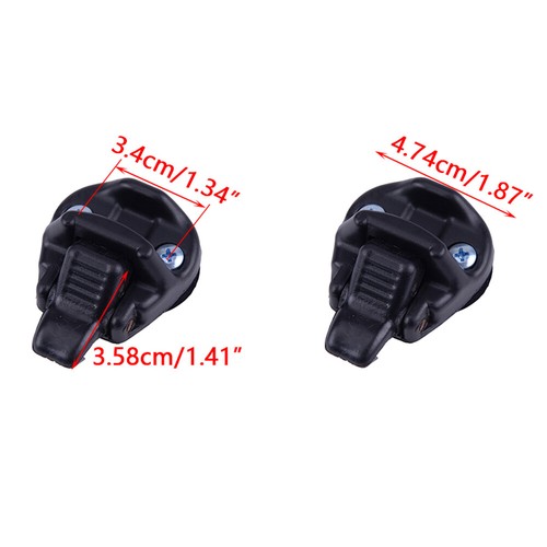 Pair Window Glass Lock Buckle Fit forMitsubishi L300 Pajero Montero Mk2 1991-99✹ - Picture 4 of 7
