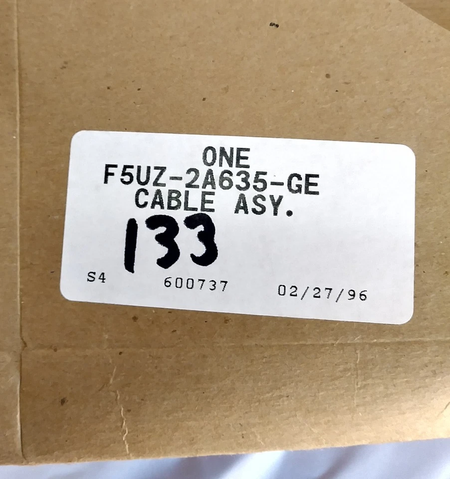 95-99 Ford E350 Club Wagon Emergency Brake Cable OEM New F5UZ-2A635-GE Foto 4 de 4