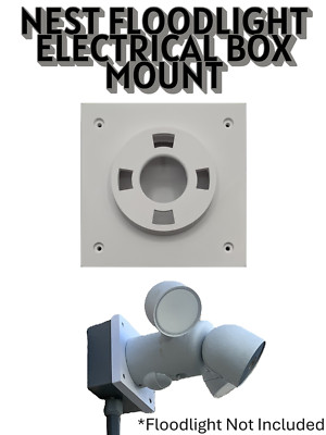 Custom Nest Floodlight Double Gang (2 gang) Electrical Box Mount