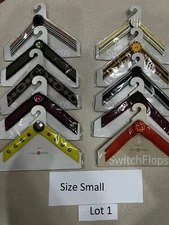 Lindsay Phillips SwitchFlops interchangeable Straps Lot of 10 Size Sm NEW