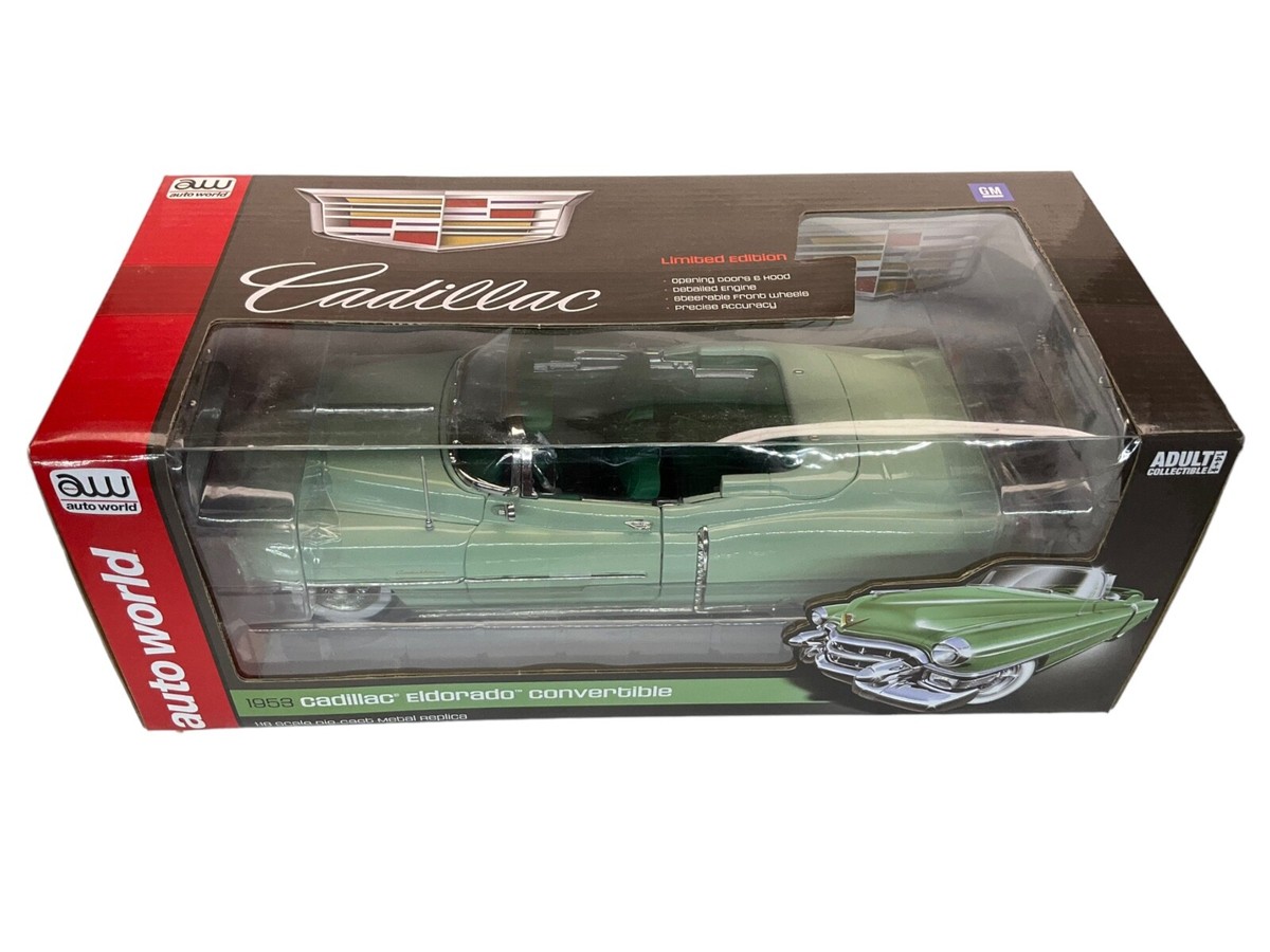 AUTO WORLD ERTL 1:18 1953 CADILLAC ELDORADO CONVERTIBLE OPENING