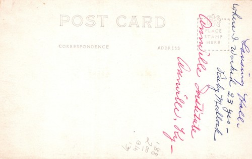 Postal RPPC Kentucky KY Annville Institute Lansing Hall UNP 14226b - Imagen 2 de 8