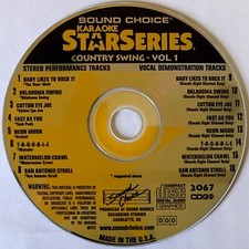 SOUND CHOICE KARAOKE STAR SERIES - COUNTRY SWING - VOL 1 - RARE -SC2067
