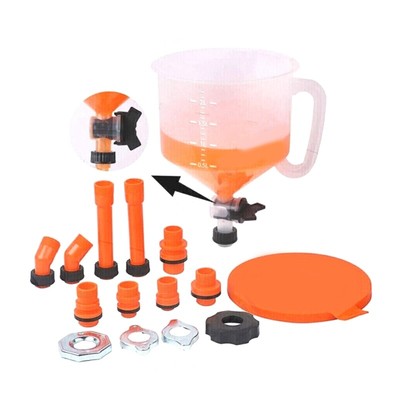 Not-Spill Car Coolant Funnel with Valves Switches Universal Filling System