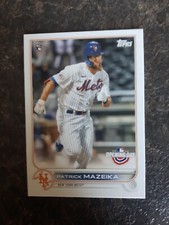 2022 Topps Rookie Patrick Mazeika RC Card# 19. rookie card picture