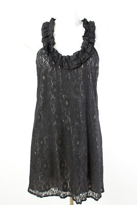CALYPSO ST BARTH Kleid Gr. L / 40 A-Linie Cocktailkleid Spitzenkleid Lace Dress