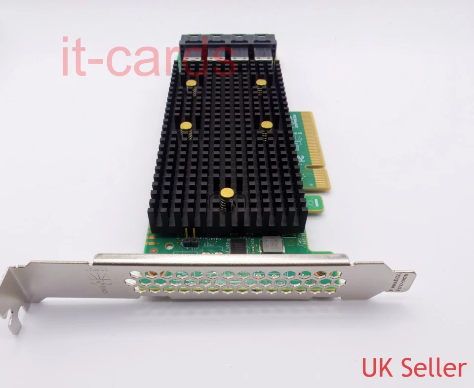 LSI 9400-16i SAS HBA IT Mode (SATA,SAS,NVME) Unraid TrueNAS Proxmox ZFS NO BIOS - Image 4 of 4