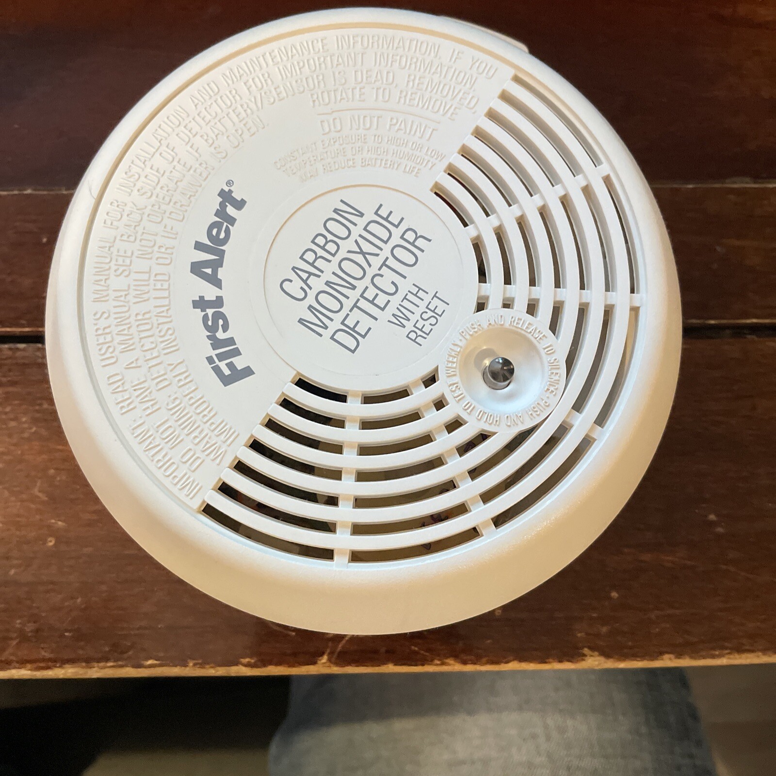 First Alert Extra Sensitive Carbon Monoxide Detector FCD1 Battery