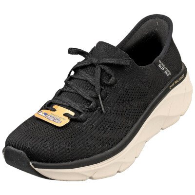 Skechers Damen Slip-ins Dlux Walker 2.0 Vegan Schwarzbraun