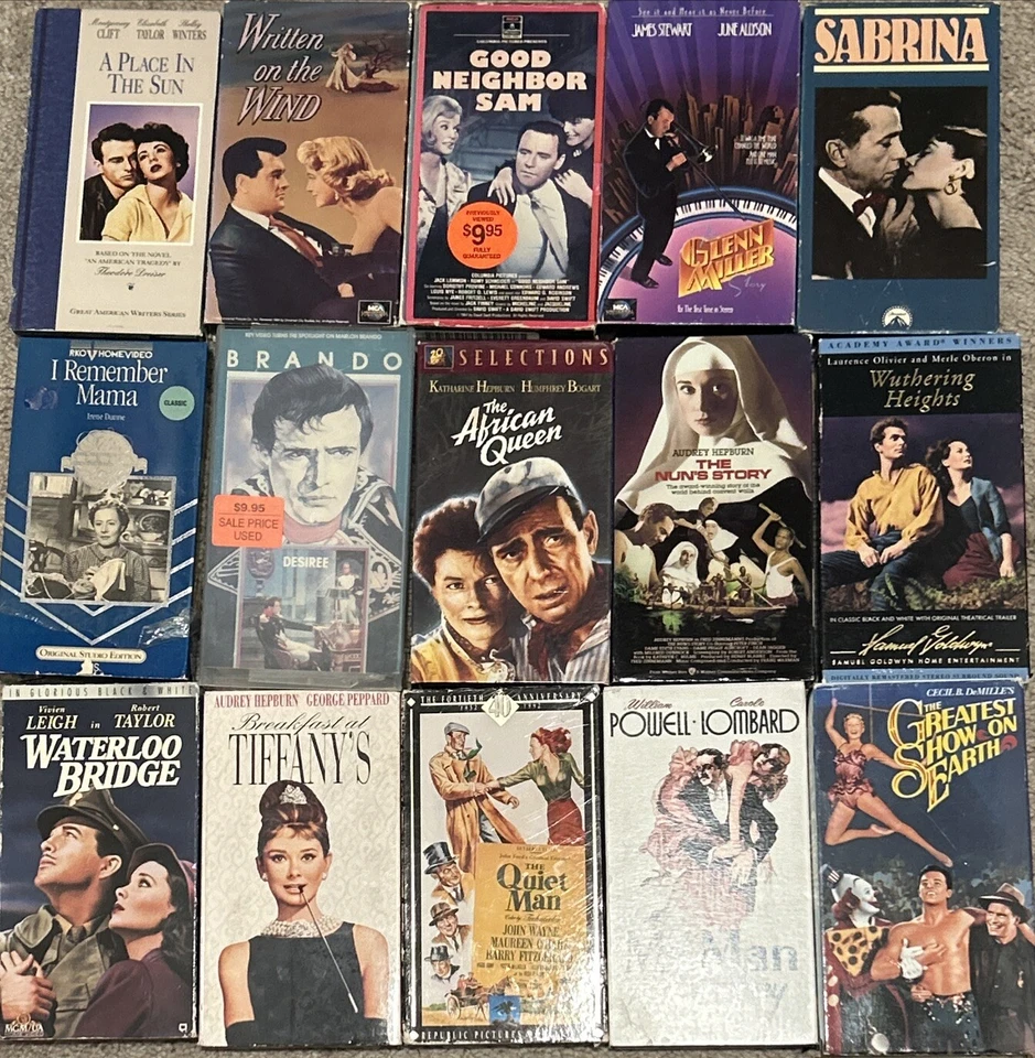 Huge Classic TV Shows & Movies VHS Lot 80+ Tapes Action Comedy Drama Family More Foto 4 de 4