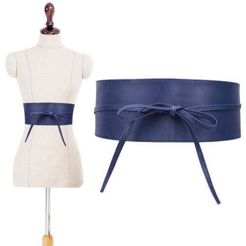 Piel Sintética Moda Cinturón para Mujer Elegante Cinturilla Informal Fiesta Ropa - Imagen 69 de 72