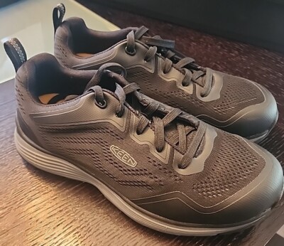 KEEN Utility Women s ASTM F2413-18 Steel Toe Work Shoe SIZE 6 Black 