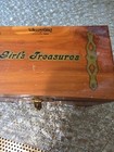 Vintage Cedar Chest Trinket Jewelry Box + Estate Jewelry Beads — photo 4