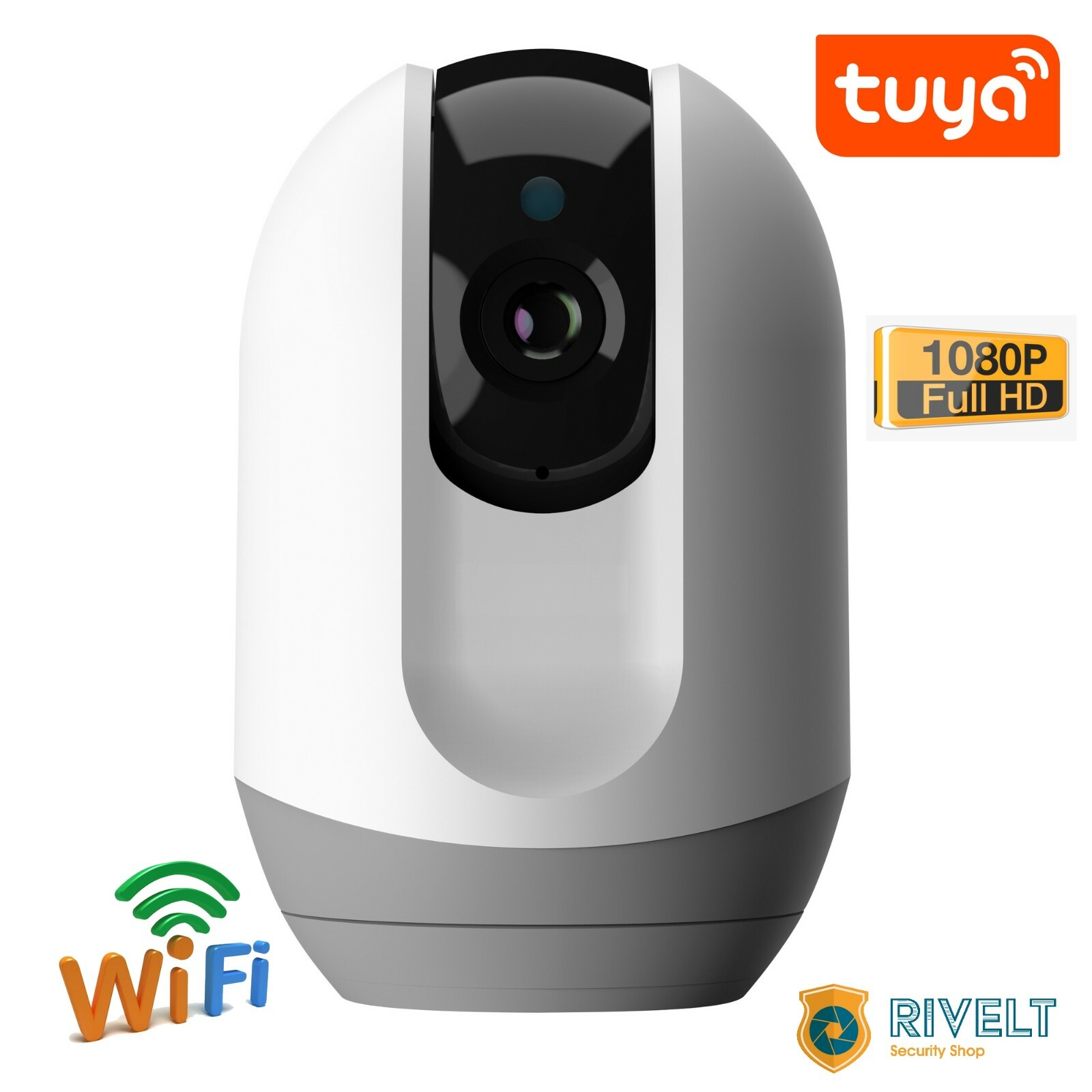 Telecamera IP WiFi Full HD Interno Auto Track: Sicurezza Casa e Privacy