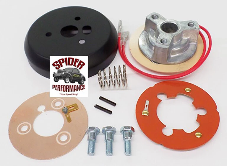 1965-1969 Mercury wood steering wheel 13 1/2" CLASSIC WALNUT BLACK SPOKE - Image 4 of 4