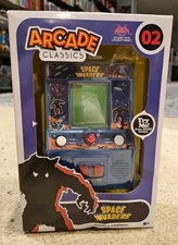 Arcade Classics Mini Arcade #02 Space Invaders Handheld  SEALED RARE BASIC FUN
