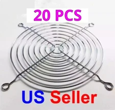 20pcs 120mm Chrome Metal Computer PC Fan Grill Mounting Finger Guard Protection