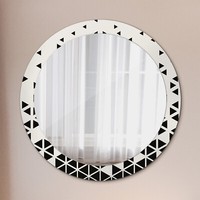 Wandspiegel Mit Farbigem Rahmen Badezimmer Und Wohnzimmer Abstrakt Geometrisch