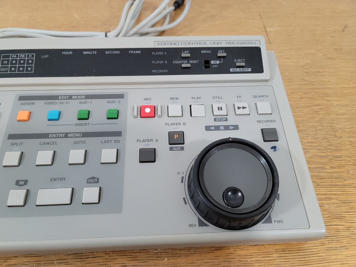 JVC Professional Video Editing Controller Control Unit RM JVC Professional Video Editing Controller Control Unit RM