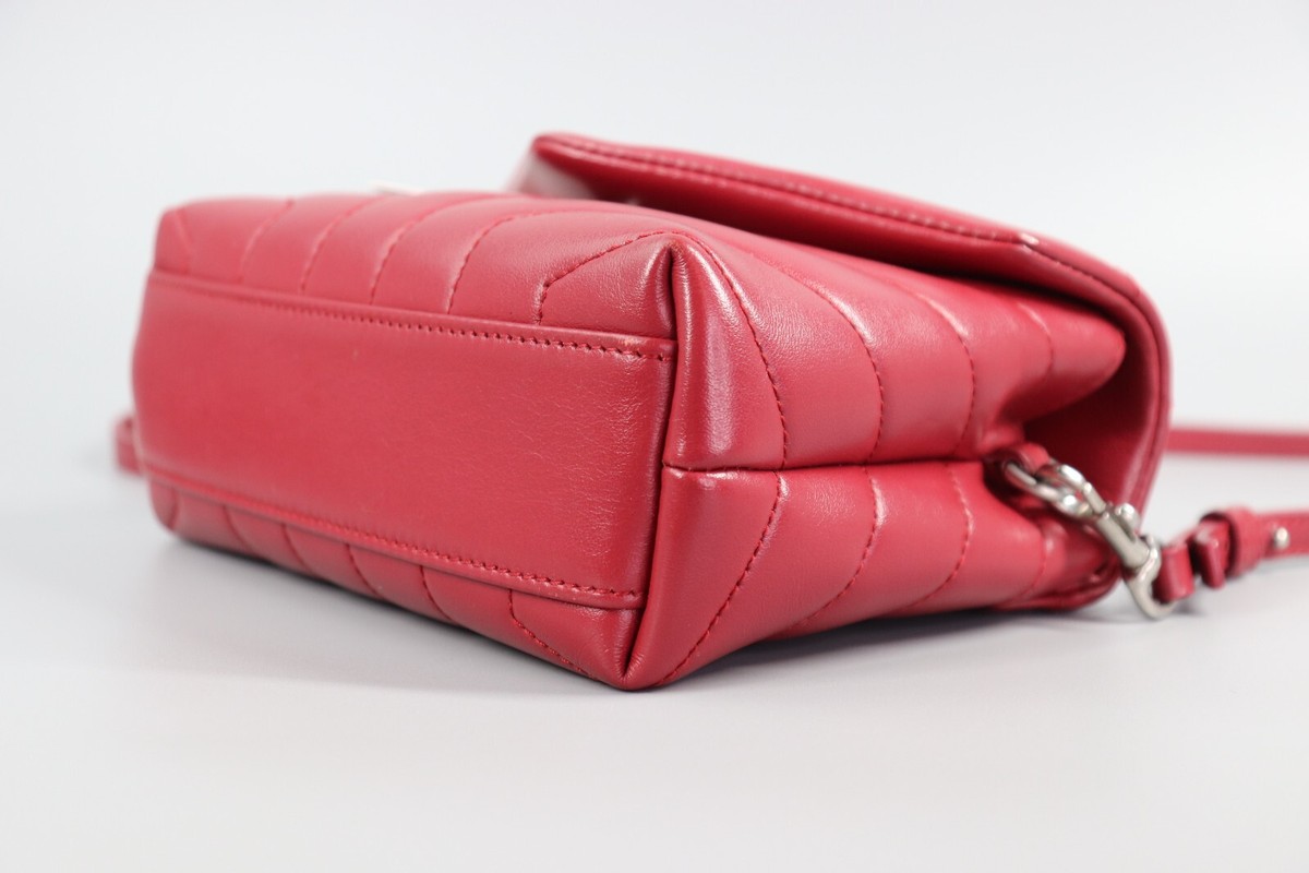 【Saint Laurent】MG TOYSBLOULOU CALF◆678401DV708 Amazon.com: Yves Saint Laurent, Pre-Loved Blue Calfskin