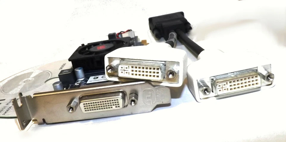 DUAL DVI Video Card✔️Low Profile PCI-E x16 2.0 ✔️DELL HP ALL Brands✔️ SFF Slim - Image 3 of 4