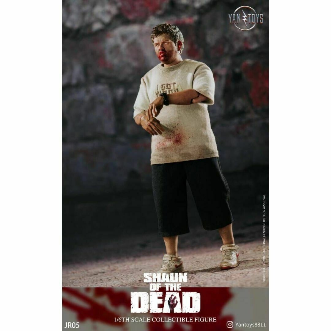 Yantoys Shaun Of The Dead Ed Jr05 1/6 Scale Action Figure New | eBay